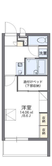 レオパレスセカンドの間取り画像