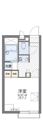 レオパレスバロンⅡの間取り画像