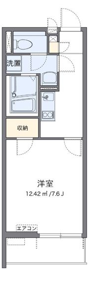 クレイノインヴェステ Ayaの間取り画像