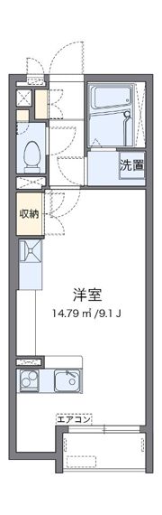 ミランダハピネスの間取り画像