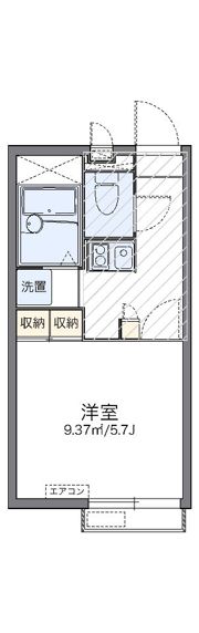 レオパレスラングシェーンの間取り画像