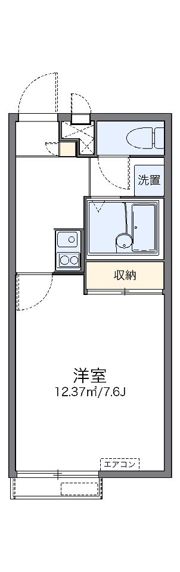 レオパレスけやき通りハイツの間取り画像