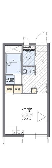 レオパレス椿原の間取り画像