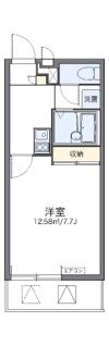 レオパレスピアニシモの間取り画像