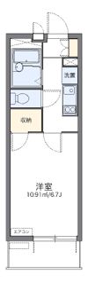 レオパレスTF oneの間取り画像