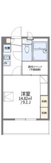 レオパレスクレスト川越の間取り画像