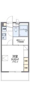 レオパレスクレスト川越の間取り画像