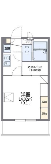 レオパレスクレスト川越の間取り画像