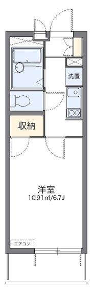 レオパレスエスポワール新宿町の間取り画像