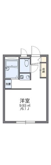 レオパレスルミエール藍の間取り画像