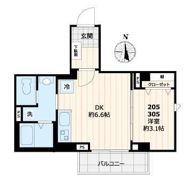 ディアコート住吉の間取り画像