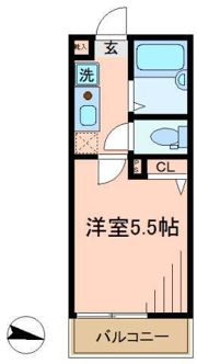バーミープレイス武蔵小山の間取り画像