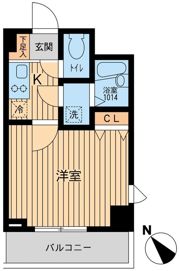 アーデン駒沢大学の間取り画像