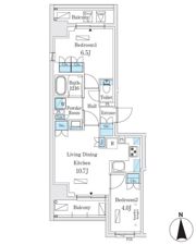 ジオエント秋葉原の間取り画像