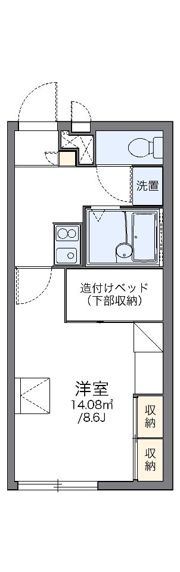 レオパレスハッピーヴィラの間取り画像