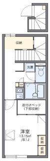 レオパレスKOMOTO邑楽の間取り画像
