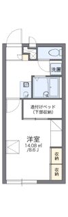 レオパレスサンライズNOAの間取り画像