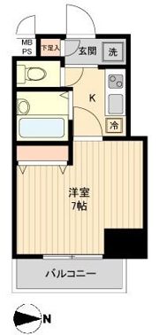 HF亀戸レジデンスの間取り画像