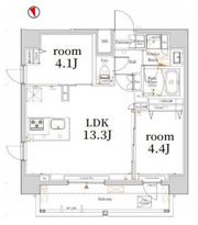 Log銀座EASTの間取り画像