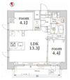 Log銀座EASTの間取り画像