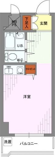 ライオンズガーデン新宿の間取り画像