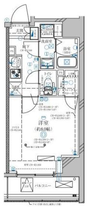 ディアレイシャス鶯谷の間取り画像