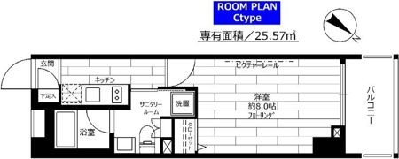 グランドコンシェルジュ日本橋の間取り画像
