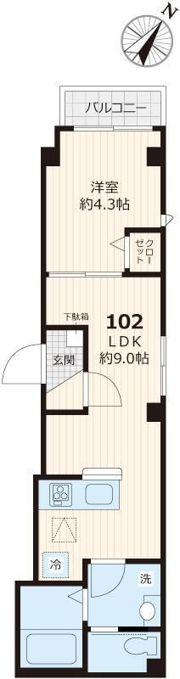 アリュール浅草の間取り画像