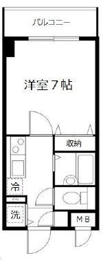 アサイガーデンコートの間取り画像