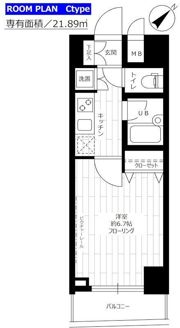 ステージファースト三軒茶屋Ⅱの間取り画像