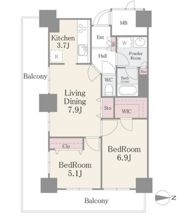 イーストコア曳舟一番館の間取り画像