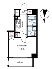 Valore Quolita Kiyosumi shirakawaの間取り画像