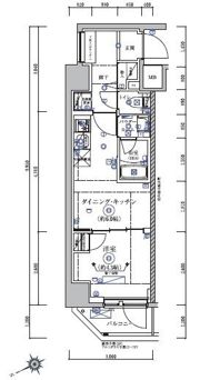 RELUXIA亀戸の間取り画像