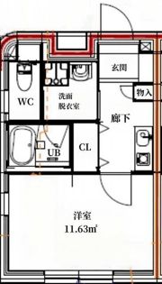 Plus door NAKANOの間取り画像