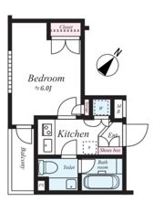 AXAS豊洲アジールコートの間取り画像