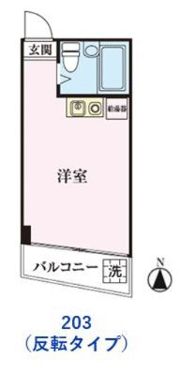 上井草マンションの間取り画像