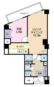 二子玉川宝ロイアルハイツの間取り画像