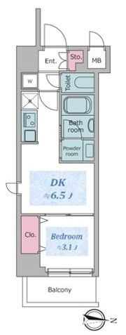 ジニア深川住吉の間取り画像