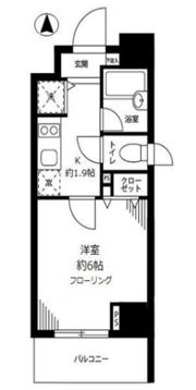 グロースメゾン亀戸の間取り画像