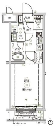 RELUXIA三宿池尻の間取り画像