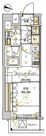 ドムス・スタイル武蔵小山の間取り画像
