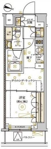 ドムス・スタイル武蔵小山の間取り画像