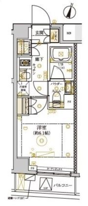 ドムス・スタイル武蔵小山の間取り画像