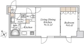 La Douceur浅草橋の間取り画像