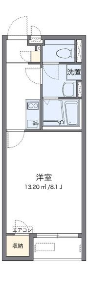 クレイノセレッソパルシーⅡの間取り画像