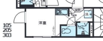 Nano北新宿2の間取り画像