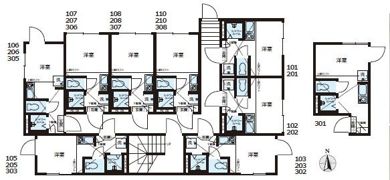 Nano北新宿2の間取り画像