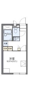 レオパレスパウロの間取り画像
