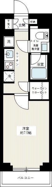 AZEST亀戸Ⅱの間取り画像