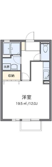 レオパレスリヴェールの間取り画像